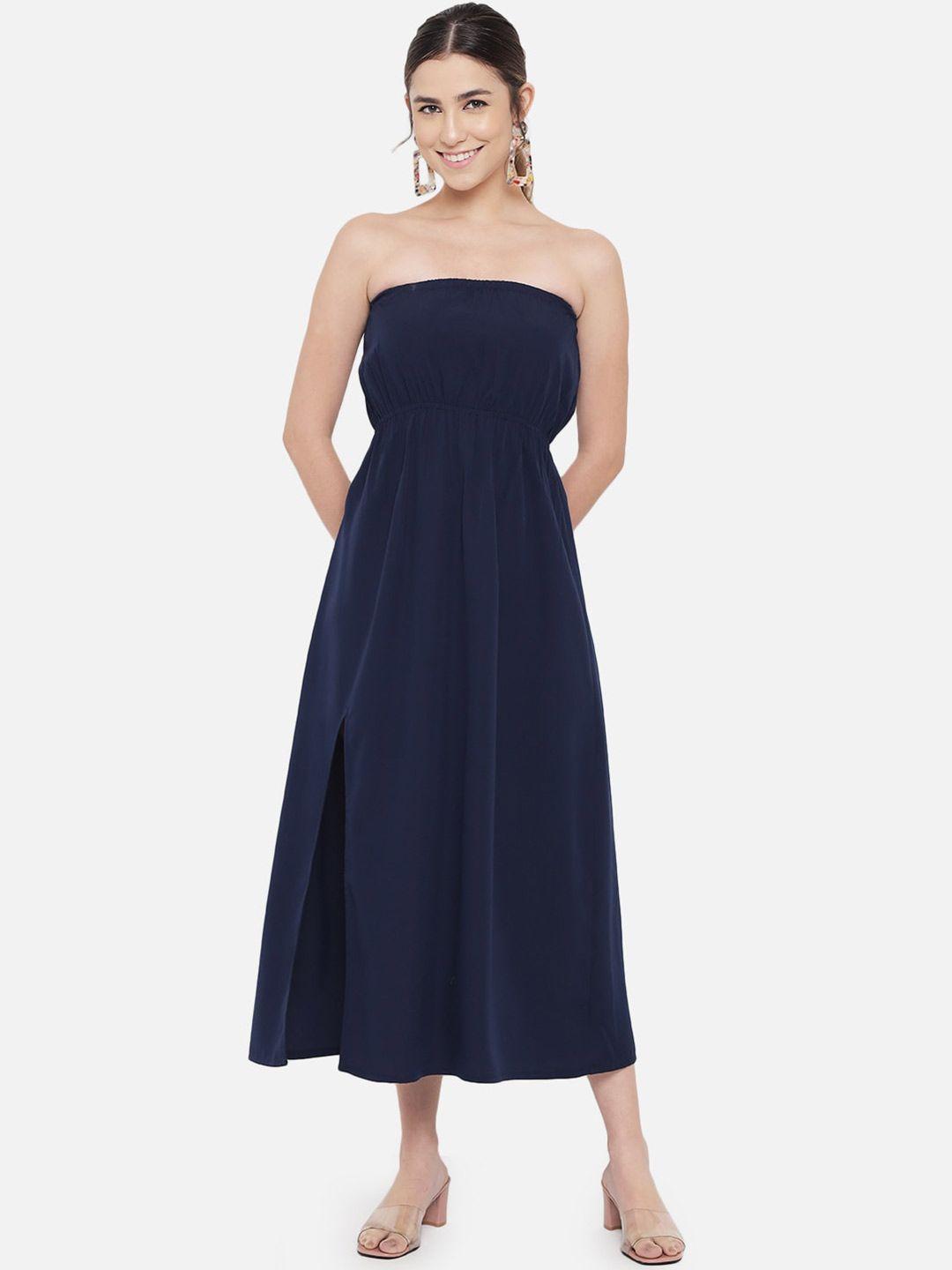 all ways you strapless fit & flare midi dress