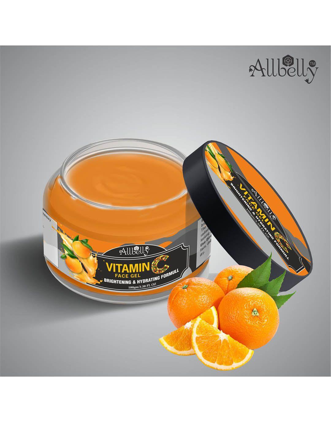 allbelly vitamin c light moisturizer face gel for daily use-100gm