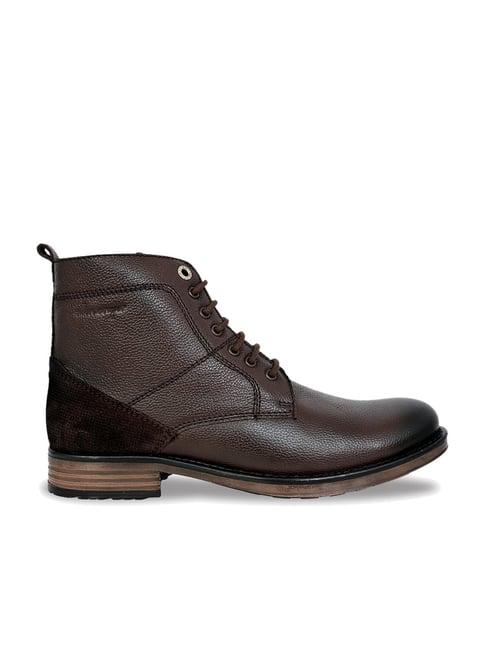 allen cooper men's brown casual boots