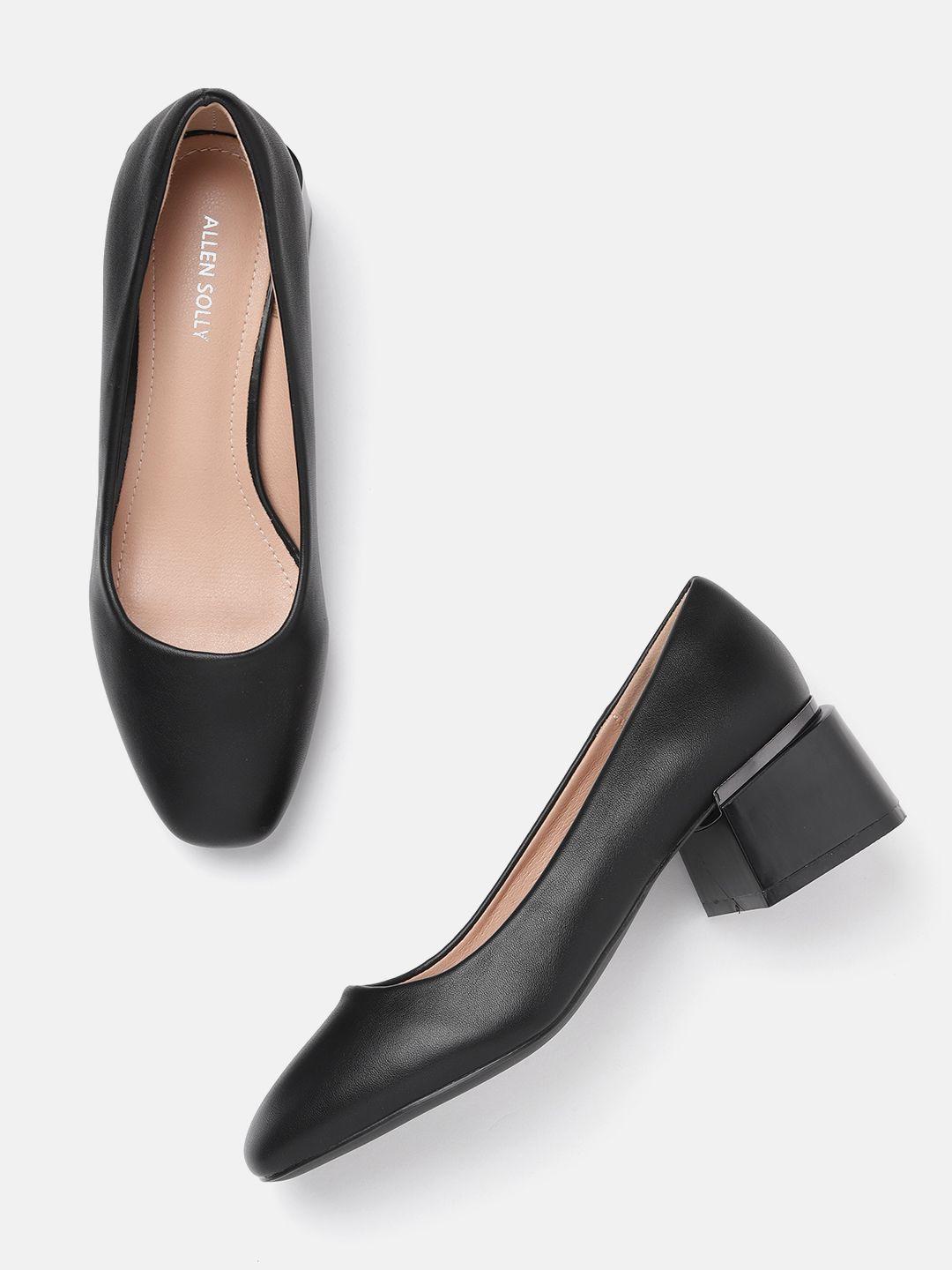 allen solly block heel pumps