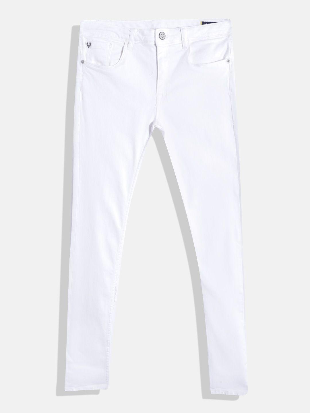 allen solly junior boys white stretchable jeans