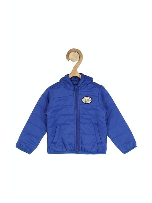allen solly kids blue quilted full sleeves jacket