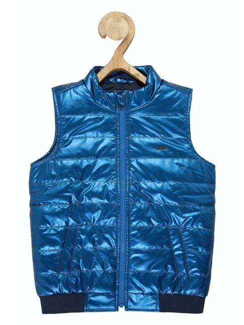 allen solly kids blue quilted jacket