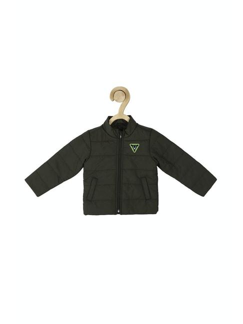 allen solly kids olive quilted full sleeves jacket