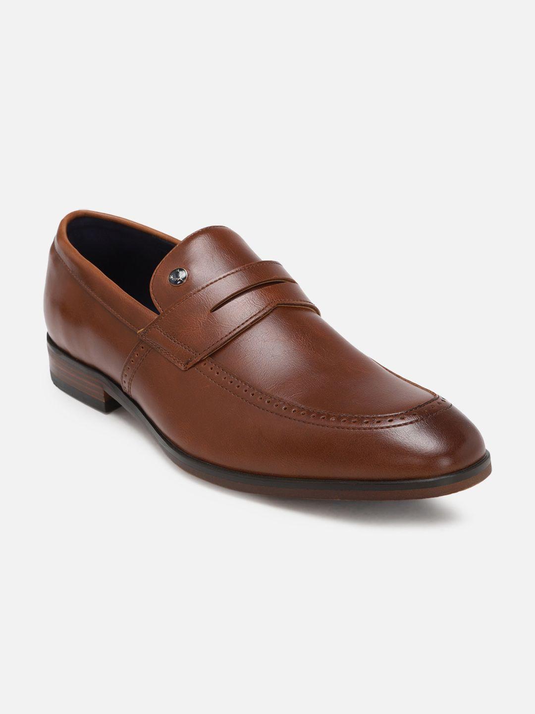 allen solly men leather formal loafers