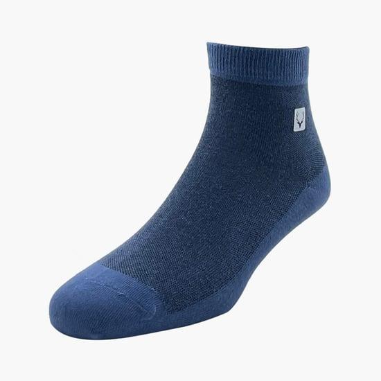 allen solly men textured ankle-length socks