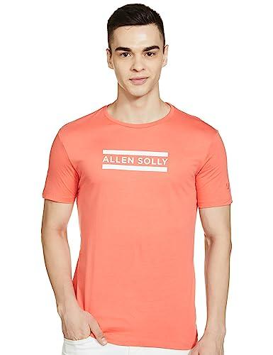 allen solly men's plain regular fit t-shirt (askcqrgf726668_pink l)