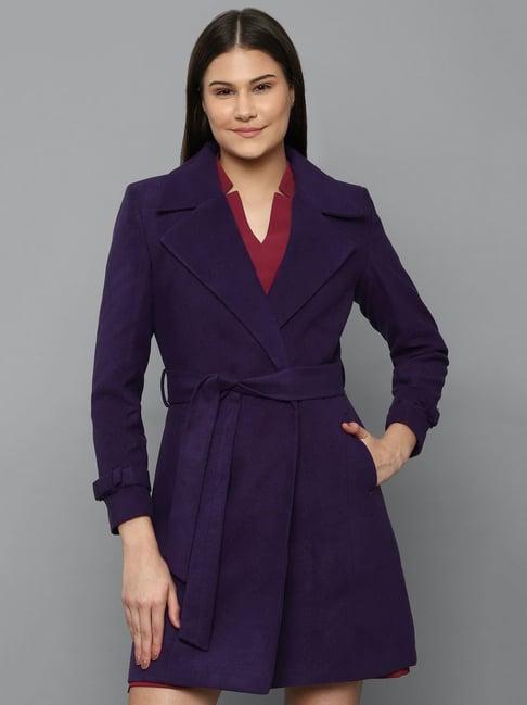 allen solly purple coat
