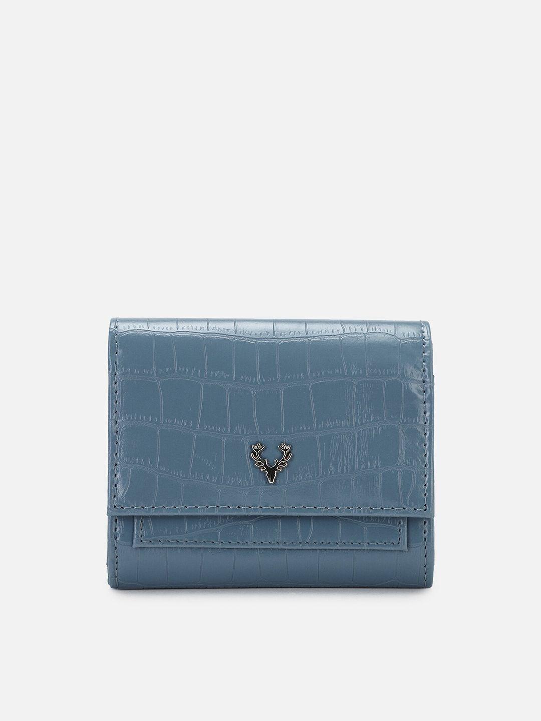 allen solly textured pu two fold wallet