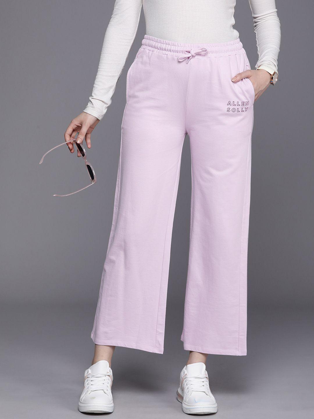allen solly woman pure cotton casual trousers