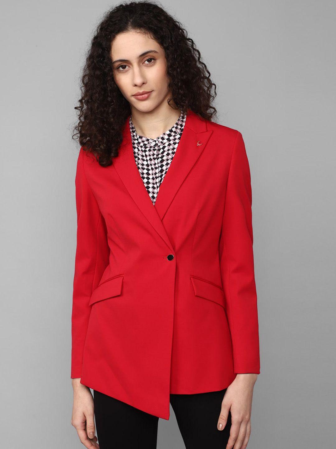 allen solly woman single breasted casual blazers