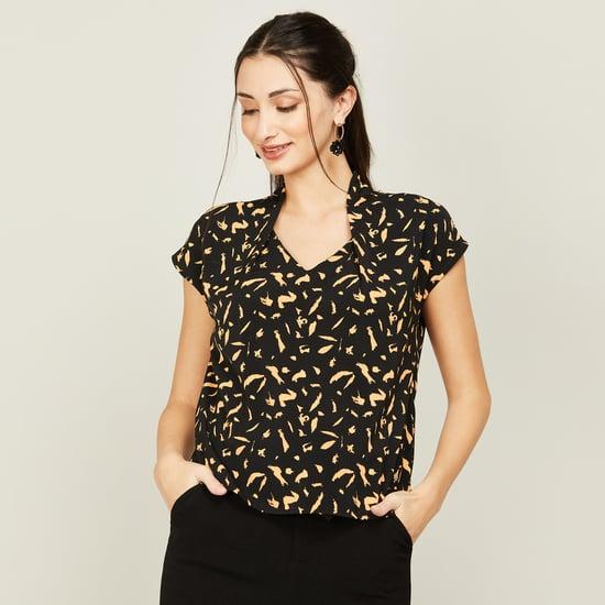 allen solly women printed extended sleeve top