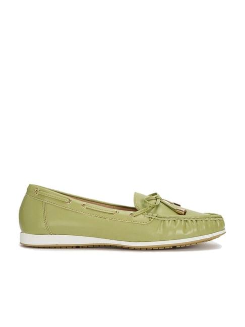 allen solly women's green boat shoes