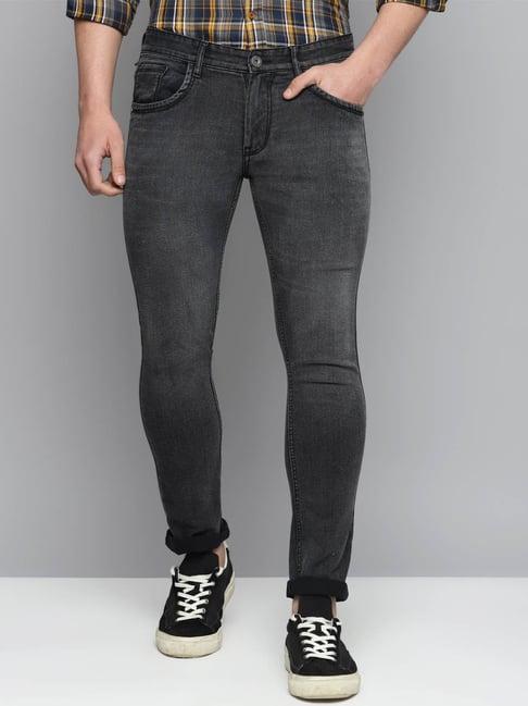 allen cooper grey regular fit jeans