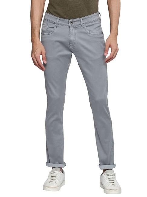 allen cooper grey regular fit jeans