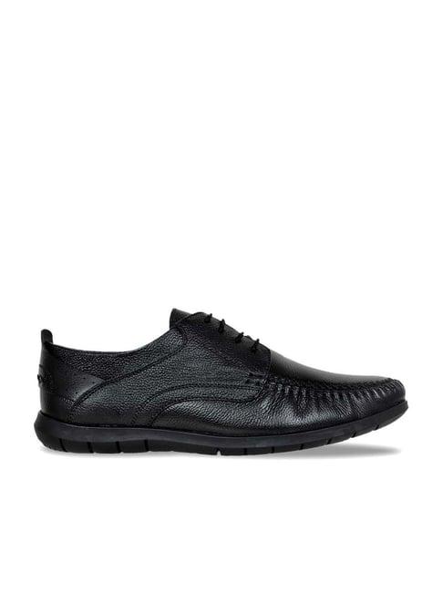 allen cooper men's black derby shoes