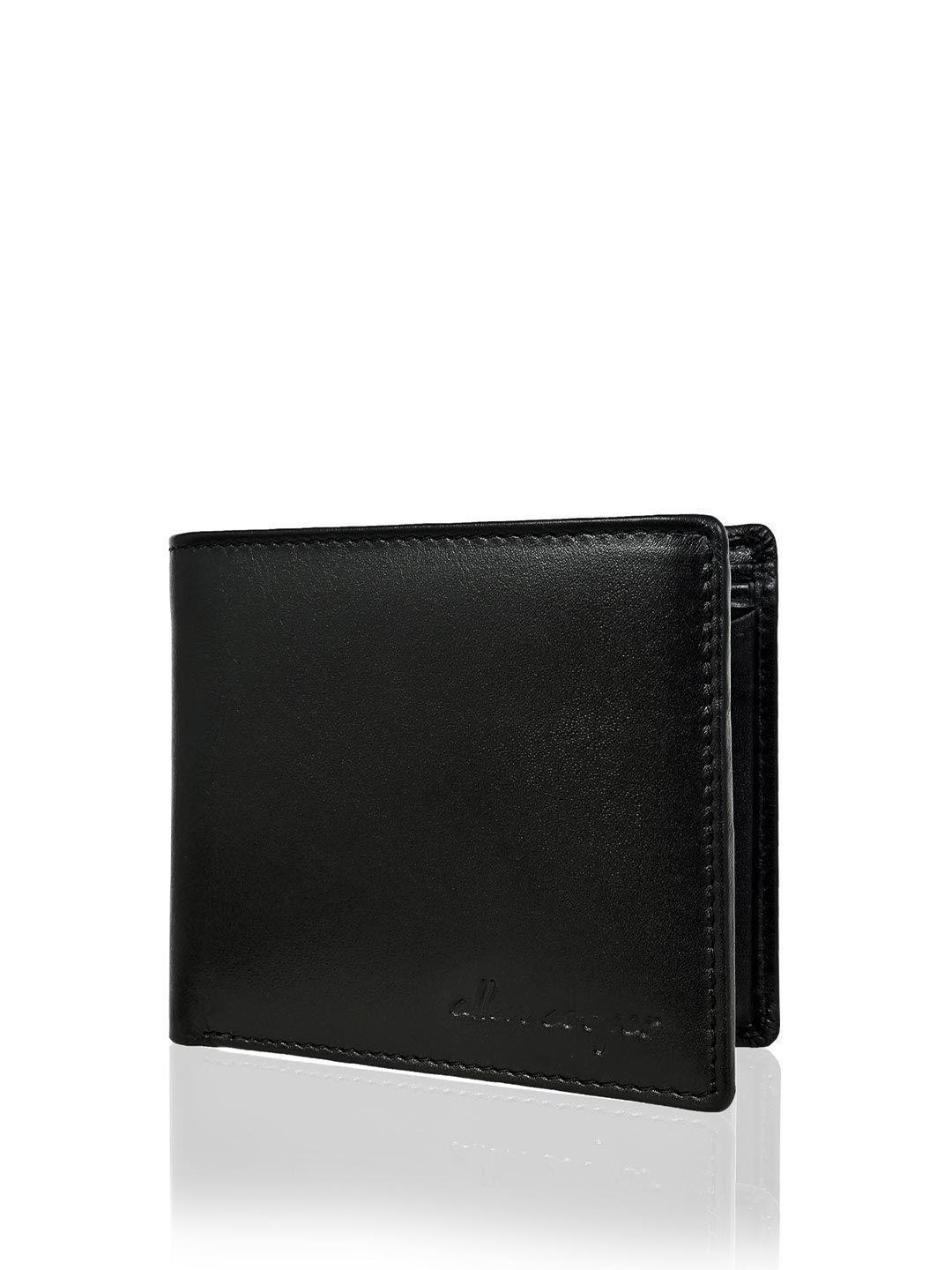 allen cooper men leather two fold wallet