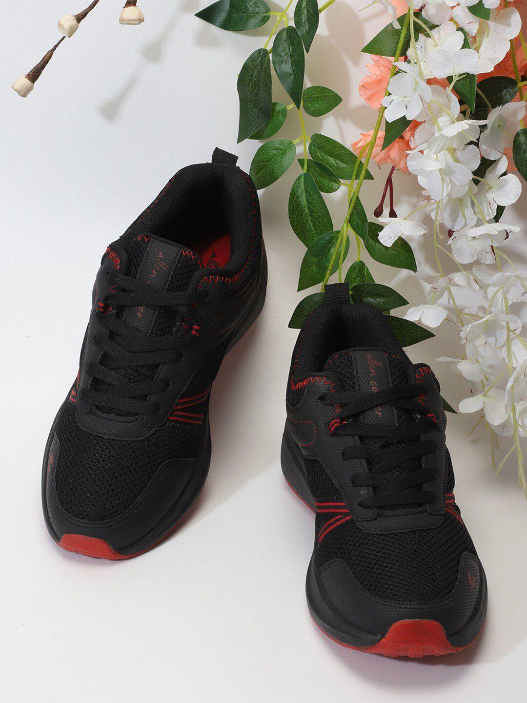 allen cooper men mesh running non-marking anti odour lace-ups sports shoes