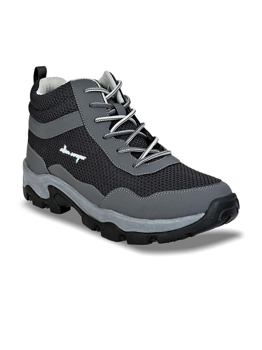 allen cooper men mid top mesh memory foam trekking shoes