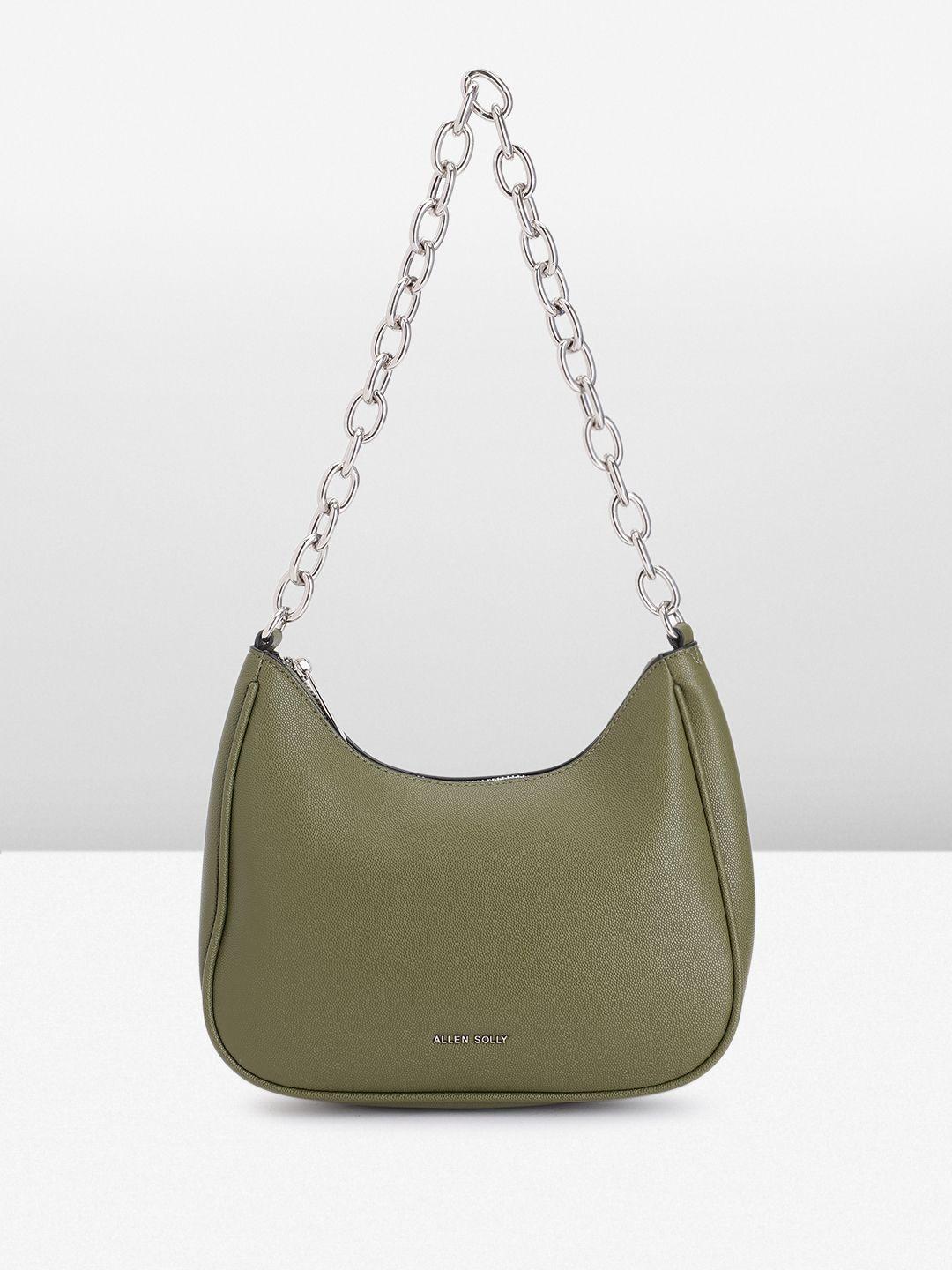 allen solly abstract textured structured mini shoulder bag