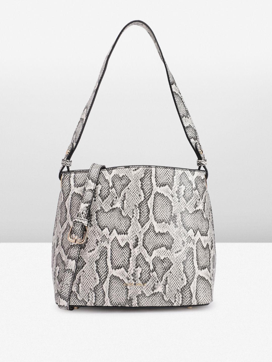 allen solly animal print shoulder bag