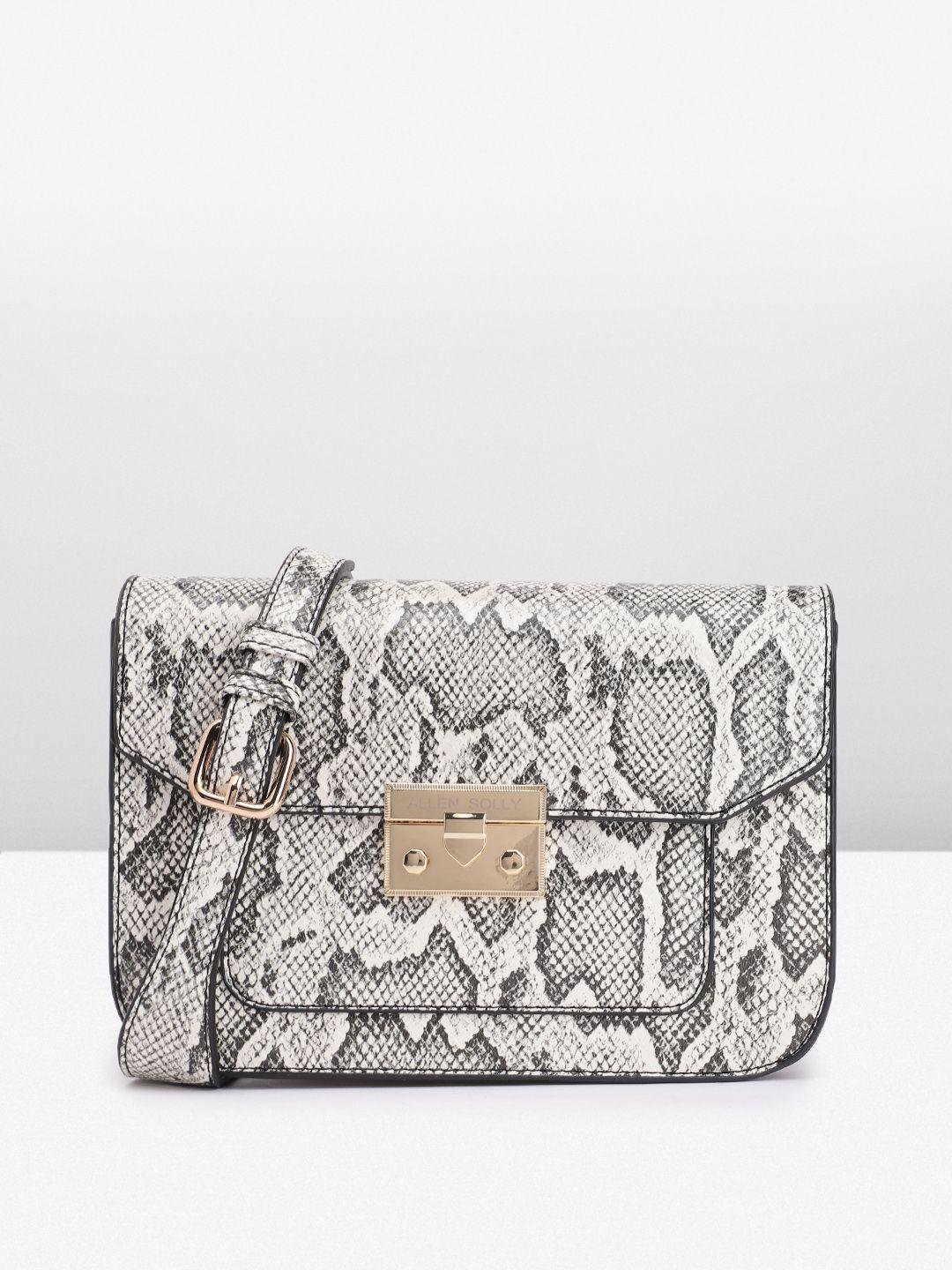 allen solly animal print sling bag