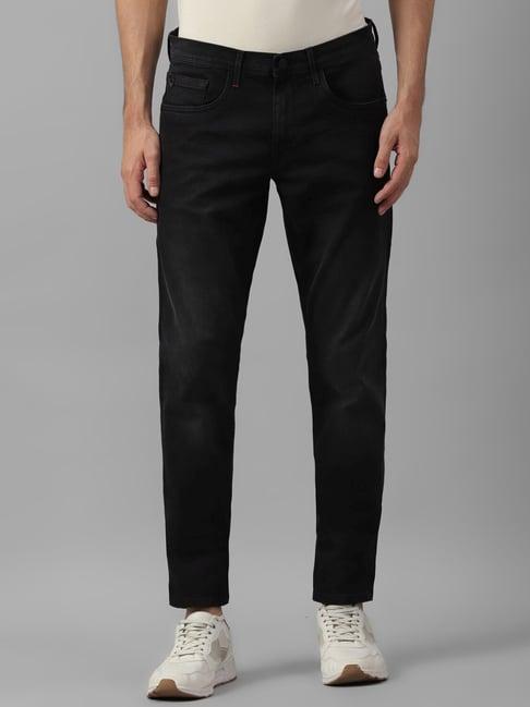 allen solly black slim fit jeans