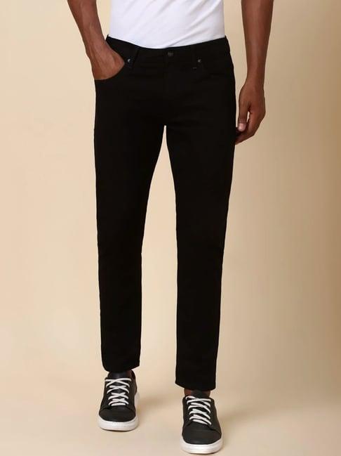 allen solly black slim fit jeans