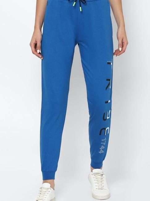 allen solly blue graphic print joggers
