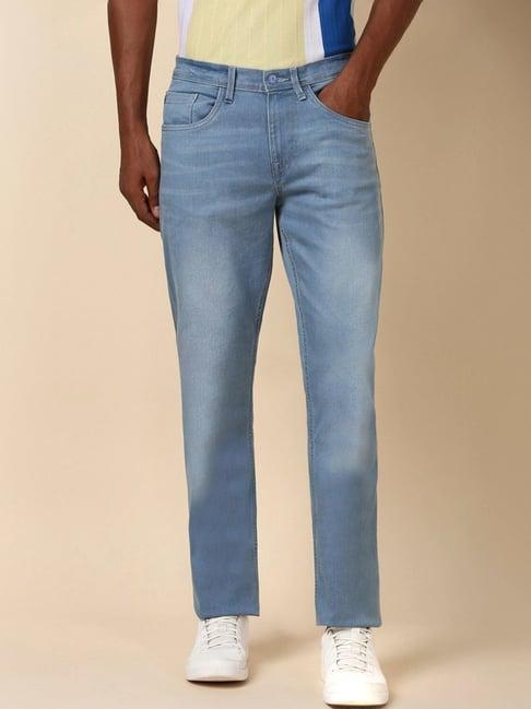 allen solly blue regular fit jeans