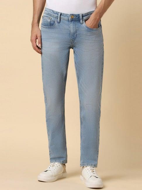 allen solly blue slim fit jeans