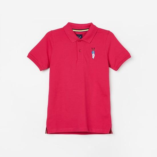 allen solly boys printed regular fit polo t-shirt