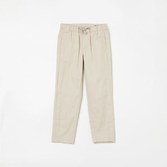 allen solly boys slim fit elasticated trousers