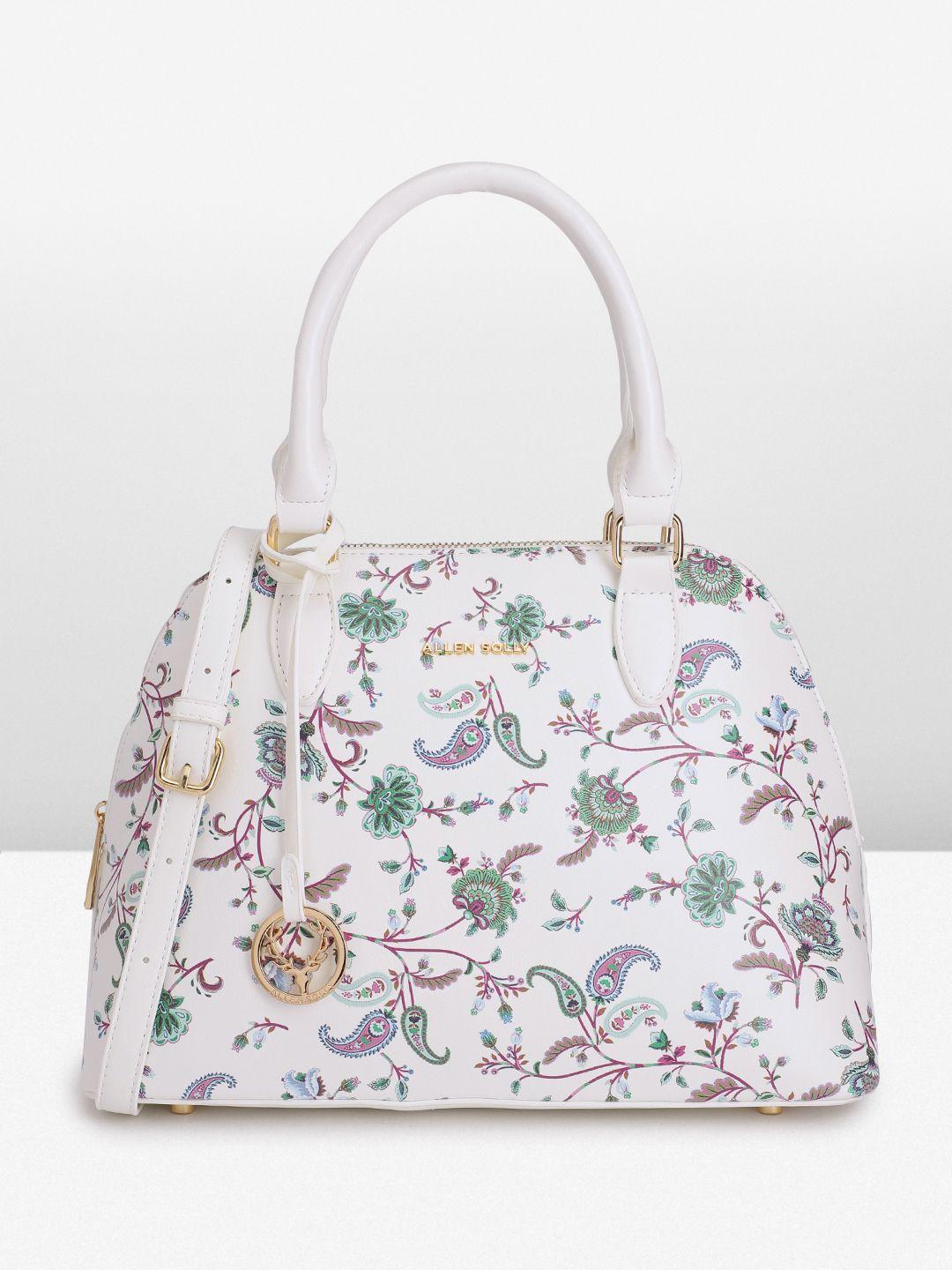 allen solly floral printed handheld bag