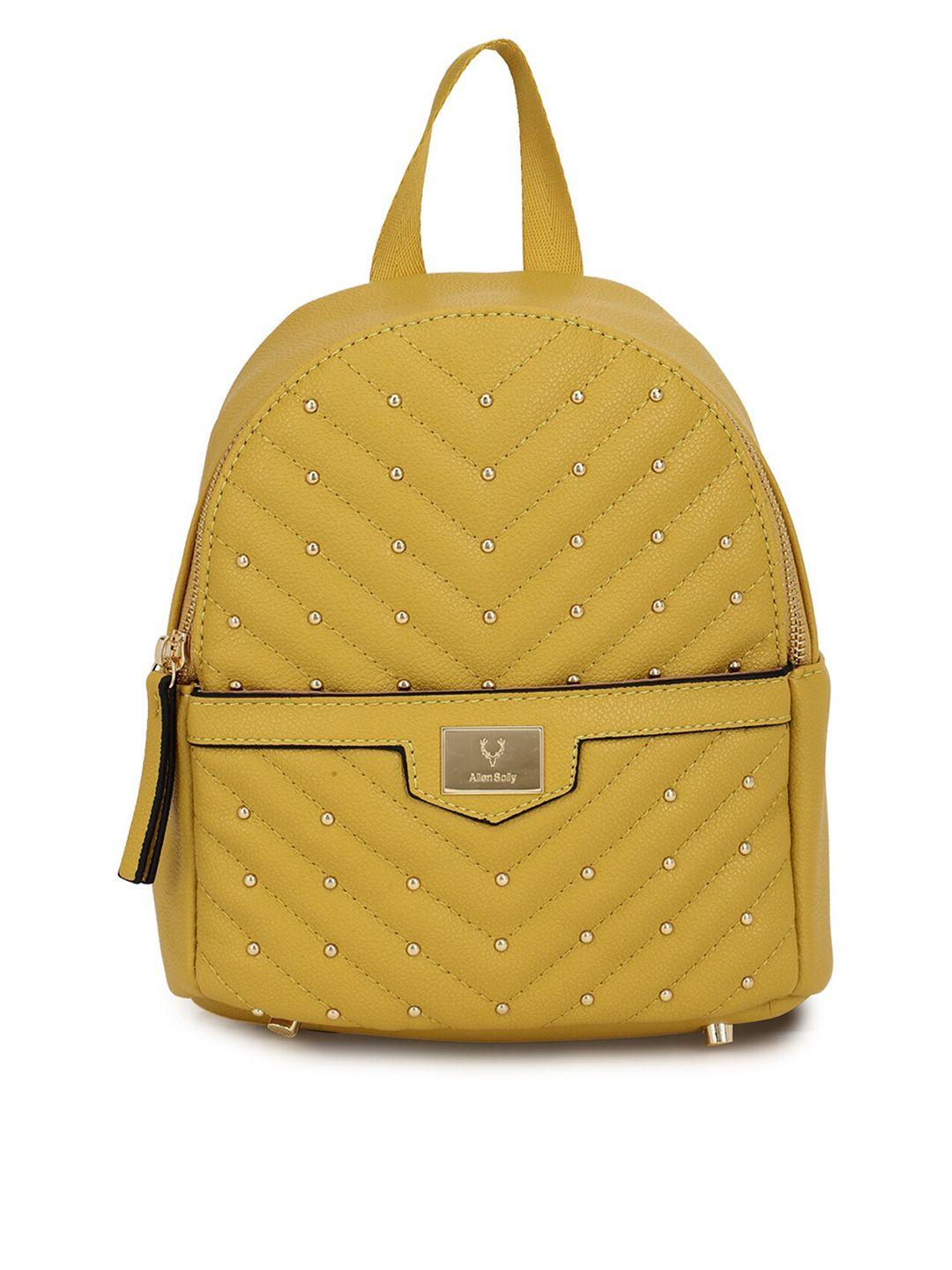 allen solly geometric patterned backpack