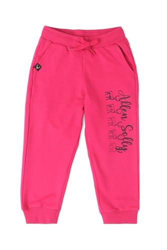 allen solly girl's regular track pants (agptcrgfl85255_pink