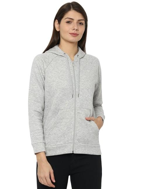 allen solly grey regular fit sweatshirt