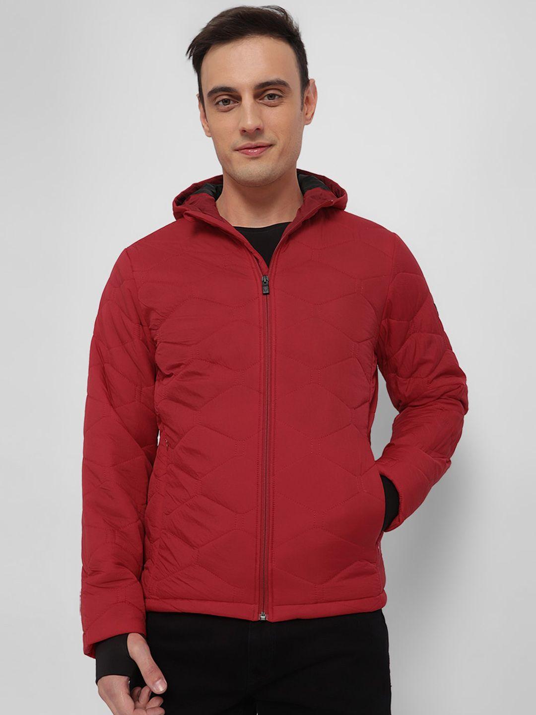 allen solly hooded pure cotton puffer jacket