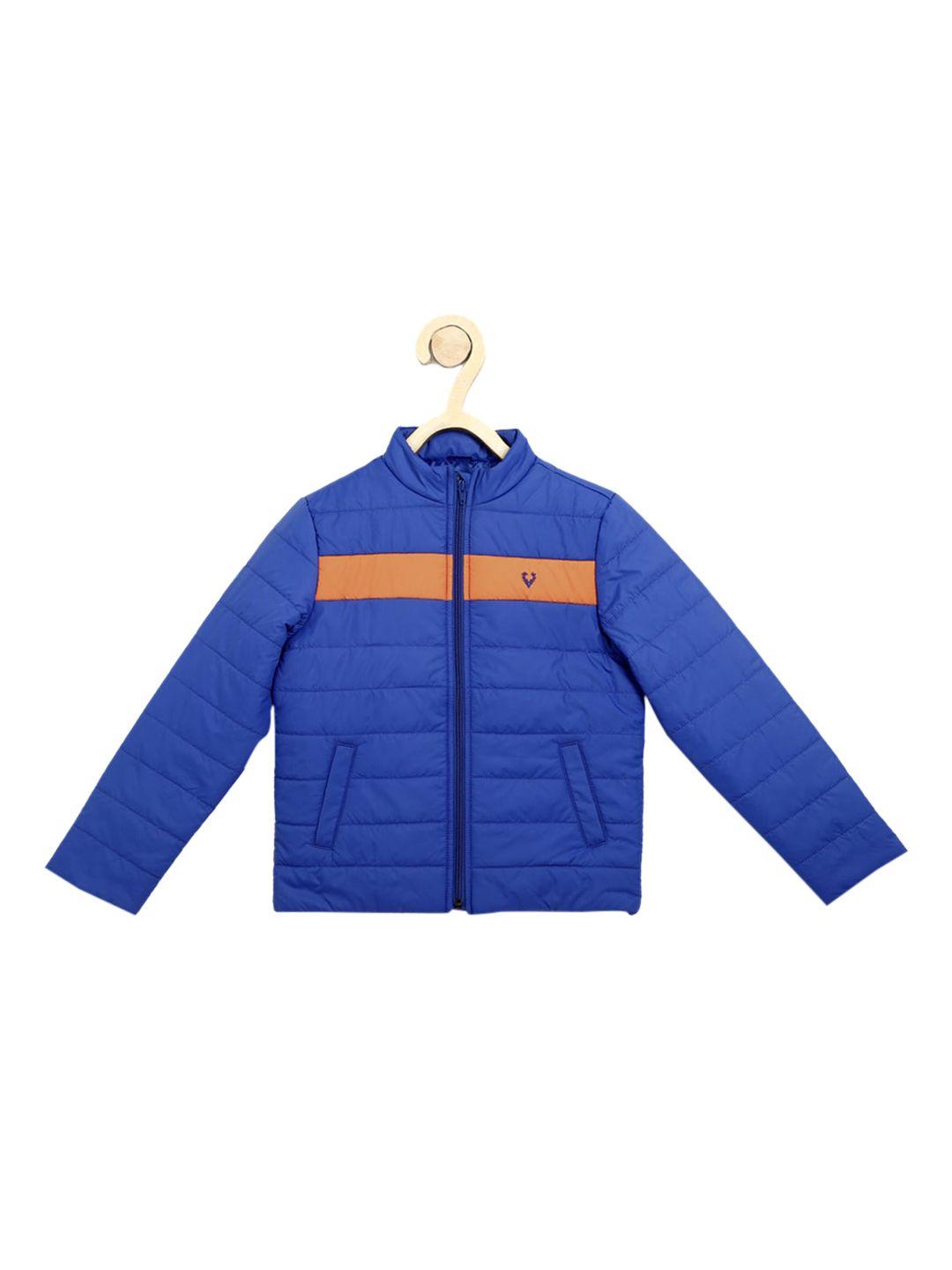 allen solly junior boys blue puffer jacket