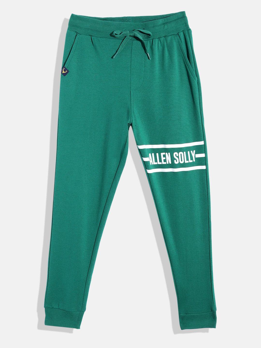 allen solly junior boys brand logo printed detail joggers