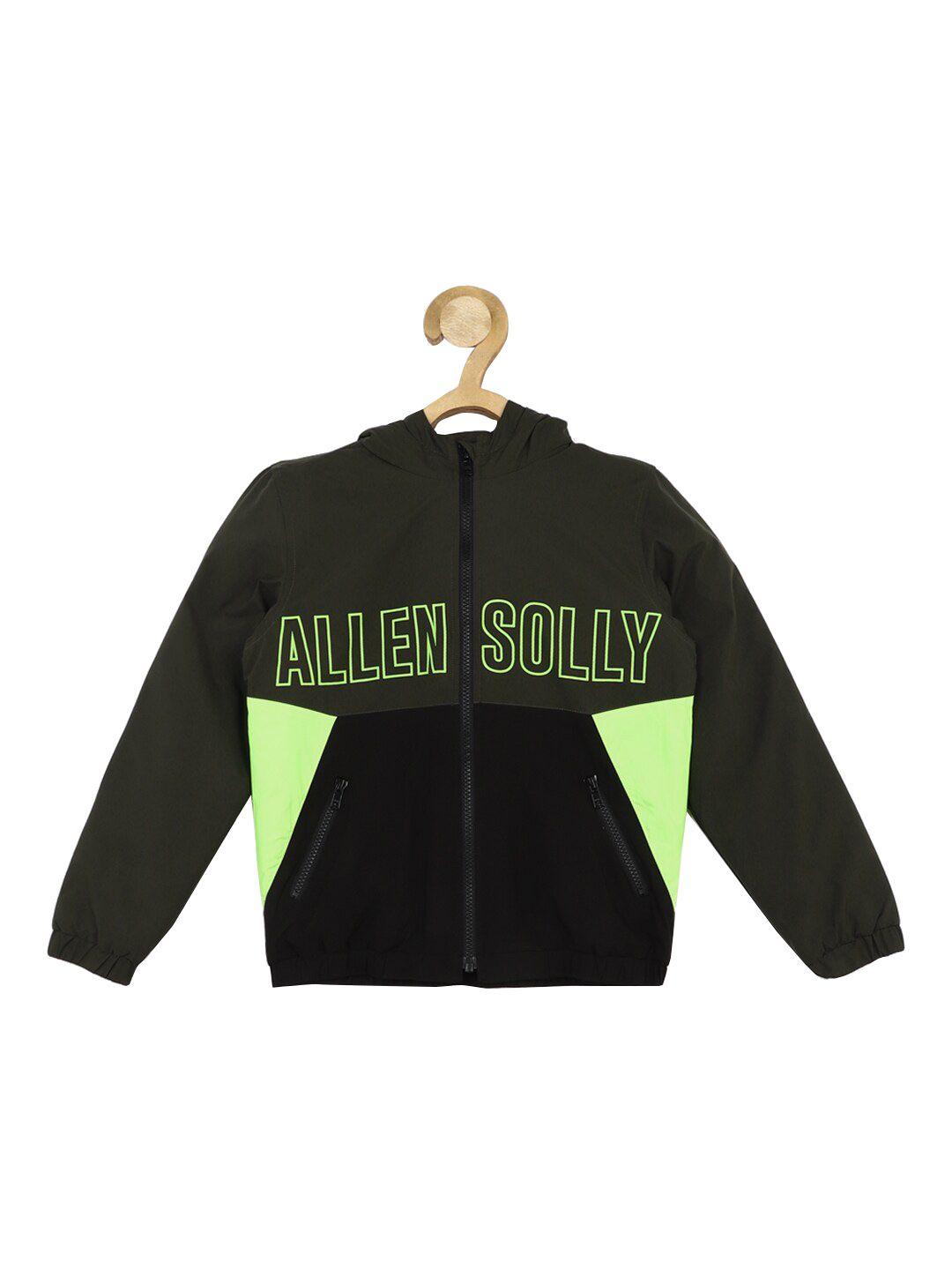 allen solly junior boys hooded tailored jacket