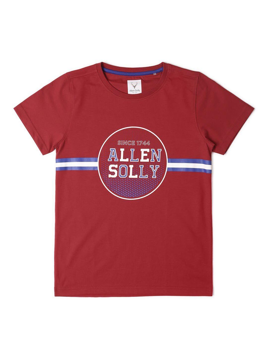 allen solly junior boys typography printed t-shirt