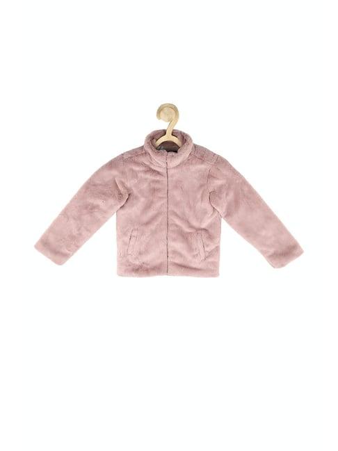 allen solly kids pink solid full sleeves jacket
