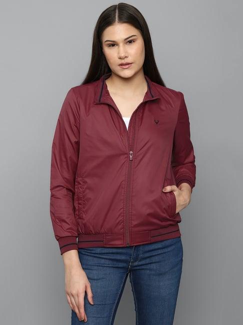 allen solly maroon jacket