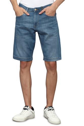 allen solly men's bermuda shorts (alsrvtlfc08901_blue