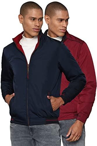 allen solly men's car coat (asjkmjbofa33876_maroon