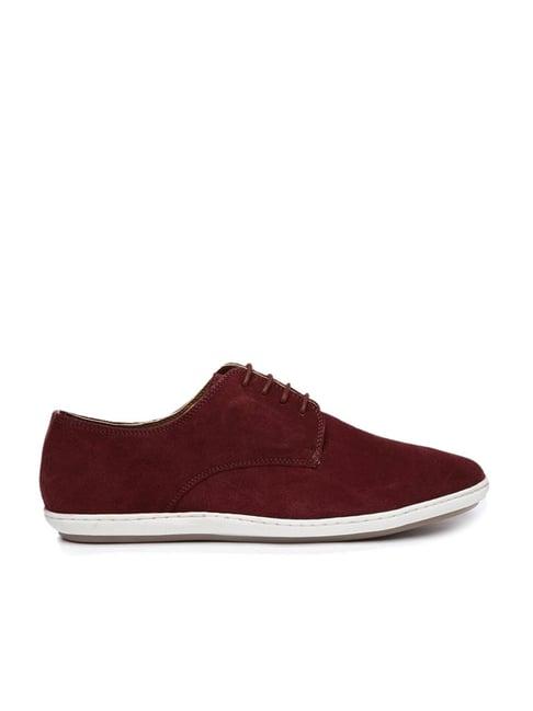 allen solly men's maroon casual sneakers