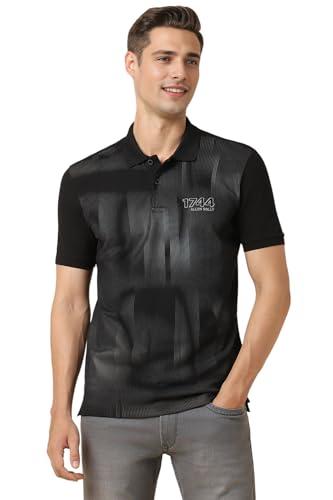 allen solly men's regular fit t-shirt (alkpcurgf655041_black