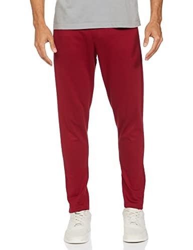 allen solly men's regular fit track pants (asljcurgf144254_maroon_xl)