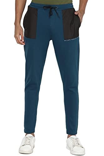 allen solly men's regular fit track pants (ayjgcurgfy18748_blue_38)